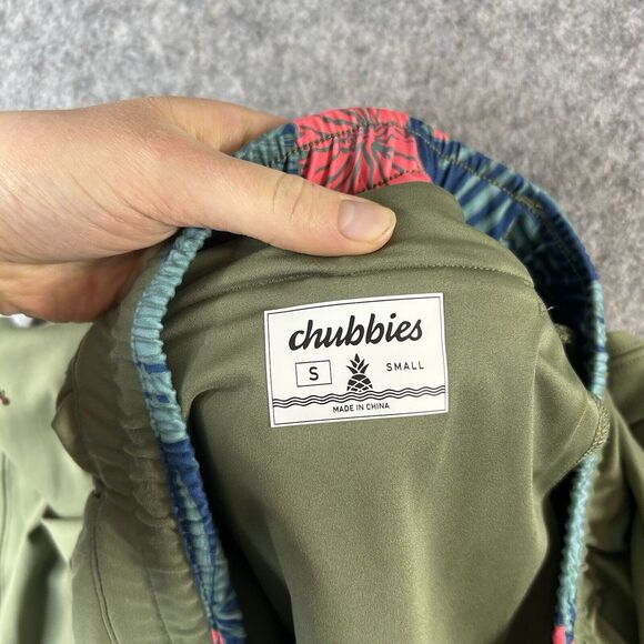Chubbies Sweatpants Small The Forest For The Trees Movementum Jogger Olive Green - Picture 7 of 9